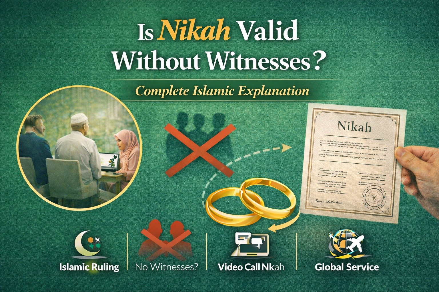 Is Online Nikah Valid Without Witnesses?